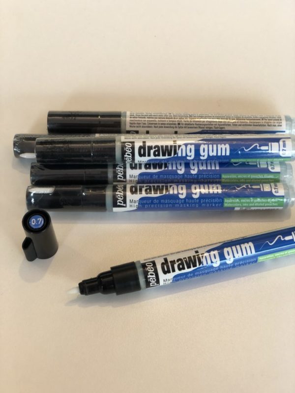 Drawing gum pen (0,7 mm)