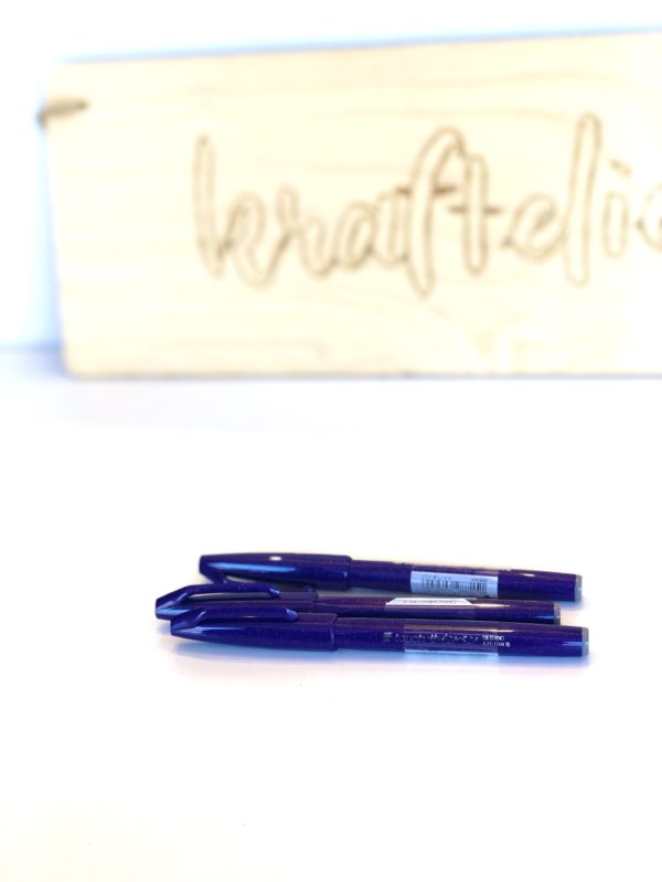 Pentel touch sign brush pen paars