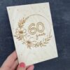 Houten wenskaart met eigen ontwerp - Afbeelding 4